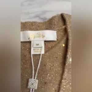 Lilly Pulitzer gold glitter cardigan! Size Medium retail for $179